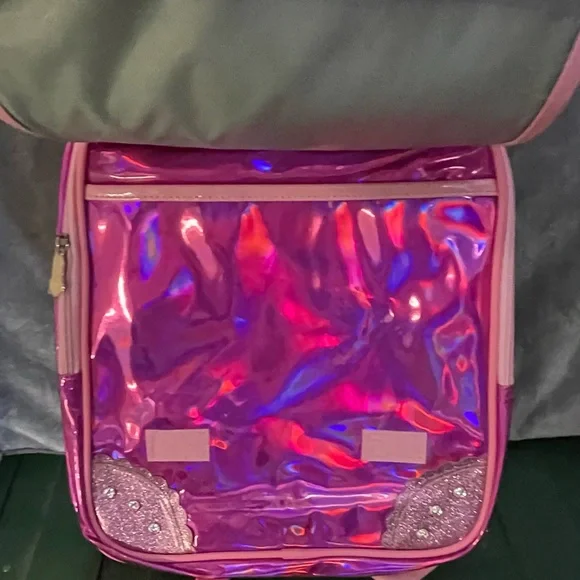NWT - Girls Glitter Backpack/Book-bag Unicorn - Picture 4 of 9